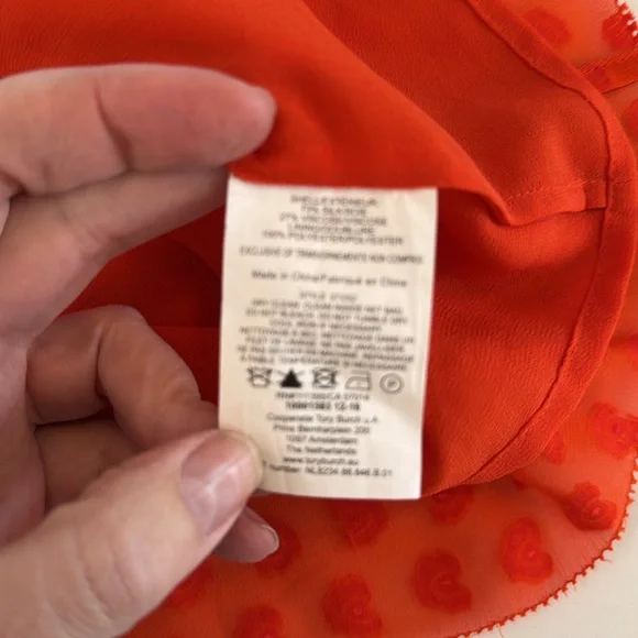 Tory Burch Red Blouse with Tassel Detail - Picture 13 of 16
